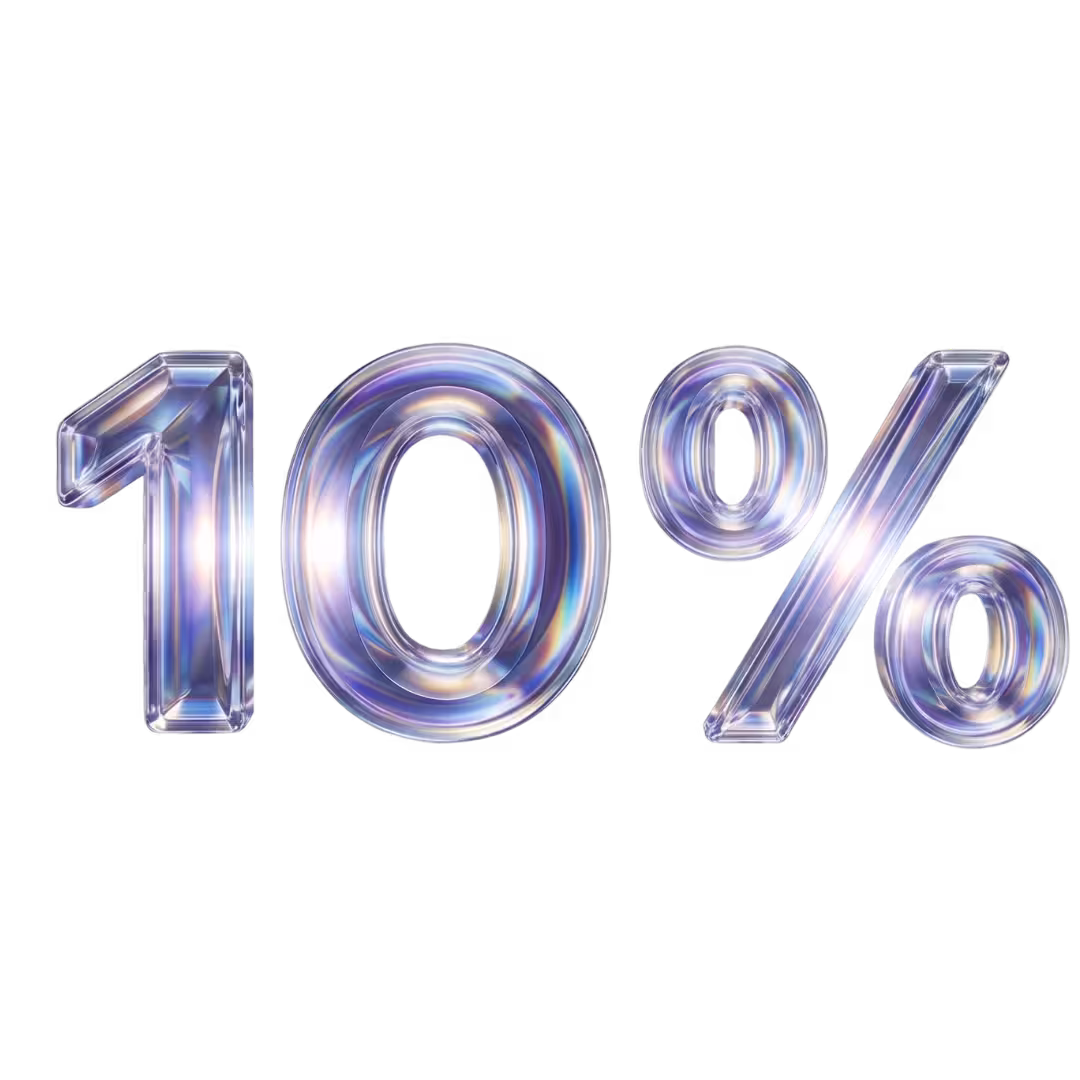 Taxa de 10% sobre o valor da compra