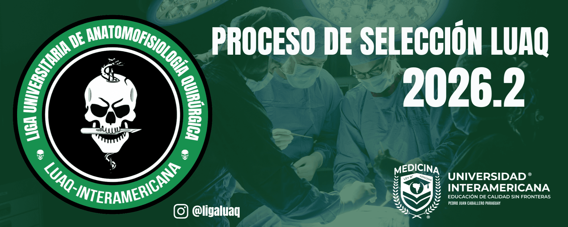 PROCESO DE SELECCIÓN LUAQ 2026.2